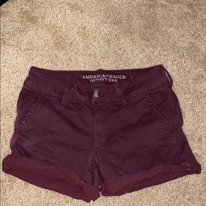 American Eagle twill shorts